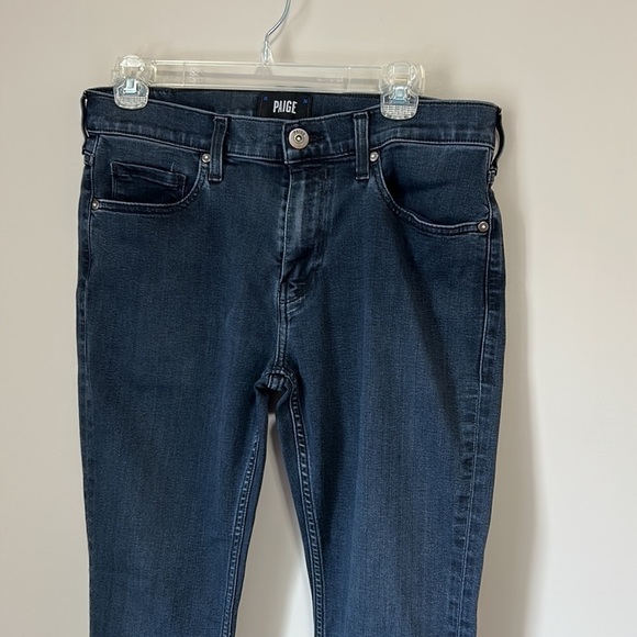 PAIGE Federal Daxton Dark Wash Straight Leg Jeans Mens Size 32 - Picture 3 of 11